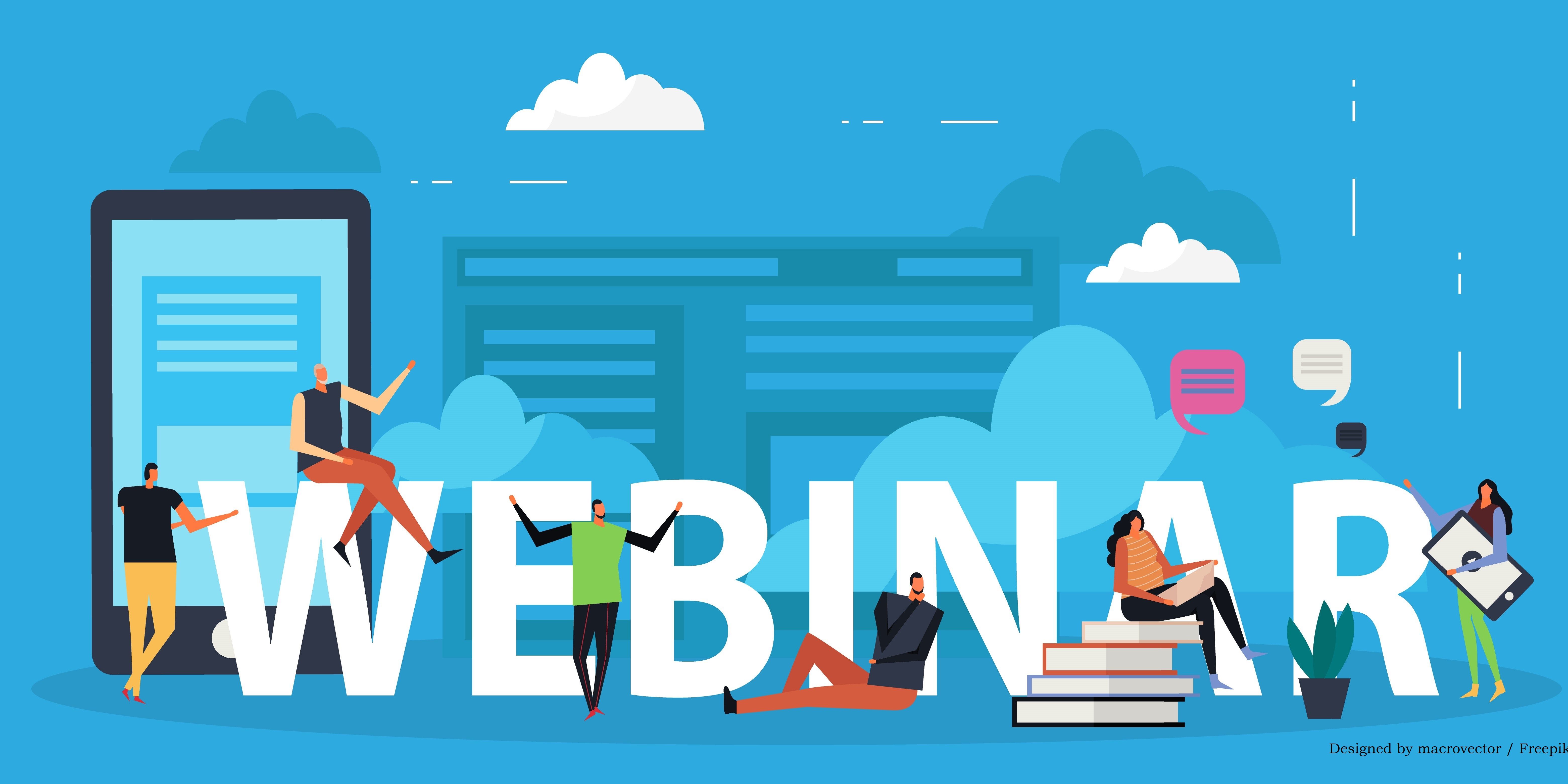 E-learning Webinar Flat Landing Page